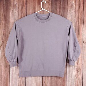 *READ* Lululemon Womens Size 10 Perfectly Oversized Crew Sweatshirt Lavender